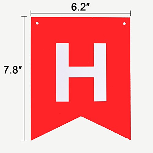 Happy Birthday Decorations Banner With Tissue Pom Poms For Rainbow Birthday Party Supplies #TOP4