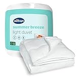 Silentnight Summer Breeze 2.5 Tog King Duvet - Lightweight Low Tog Summer Duvet Quilt Ideal for Warm Nights and Hot Sleepers - Hypoallergenic and Machine Washable - King Size - 225x220cm
