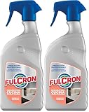 FULCRON Sgrassatore Cucina Superfici Moderne Pronto all'Uso, Sgrassa e Deterge, Fragranza Limone, Arancia e Bergamotto, 750 ml (Confezione da 2)
