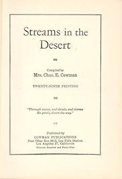 Hardcover Streams In The Desert Book