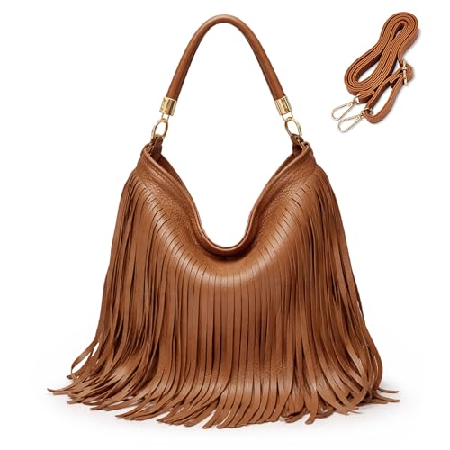 Sac à main femme bandoulière moyen format au design bohème chic