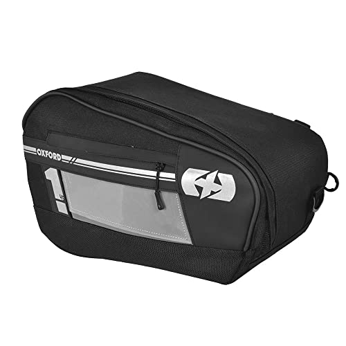 Oxford Alforjas F1 P45 45L para Motocicleta Negro/Gris miniatura 1