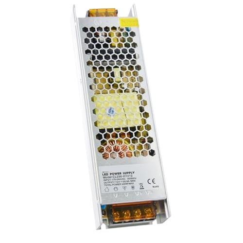 Fuente 12V 300W compacta sin ruido para sustituir transformadores grandes empotrados 3