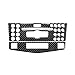 HOTRIMWORLD Carbon Fiber Center Console CD Panel Trim Cover 2pcs for Mercedes-Benz C Class W204 S204 2007-2010