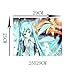 Produktbild Twhoixi Anime Hatsune Mouse Pad Game Play Große Mausunterlage Dekorieren Sie Ihre Schreibtischunterlage Tischmausunterlage 60x30 / 90x40 cm, 250X290X2MM