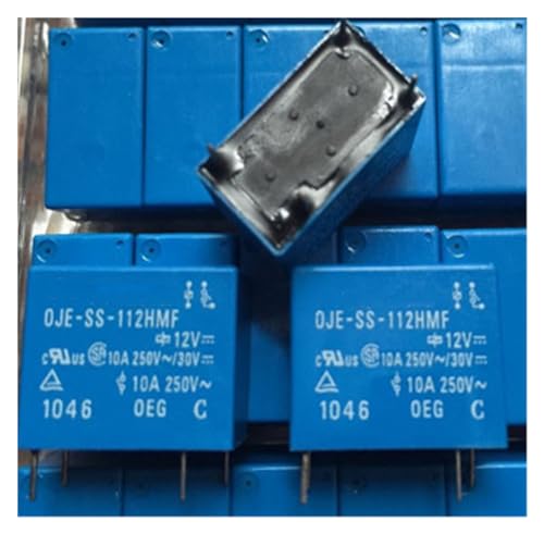 Relais OJE-SS-112DM évite pannes surchauffe circuit 4 broches 12V