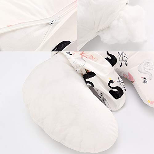 Borje 45° Angle Newborn Breastfeeding Adjustable Pillow for Babies Nursing Baby Lounger