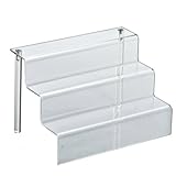 Azar 326046 9-Inch W by 6.25-Inch D Three-Tier Acrylic Step Display