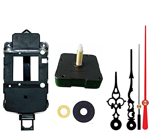 Image of TIK-TIK Pendulum Type Quartz Clock Moviment Mechanism 22 MM Ticking Motor DIY Kit (Black,Red)