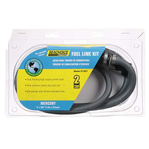 Image of Seachoice Low Permeation Fuel Line Kit With High-Output Primer Bulb, 3 /8 In. x 7 Ft.
