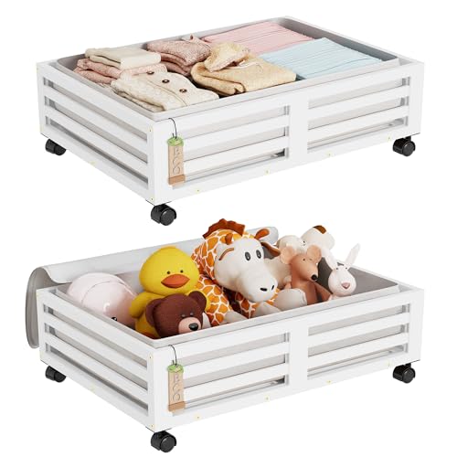 Bamboo Under Bed Storage Containers