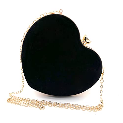 Bolso de mano mujer forma corazón para fiesta y coctel miniatura 4