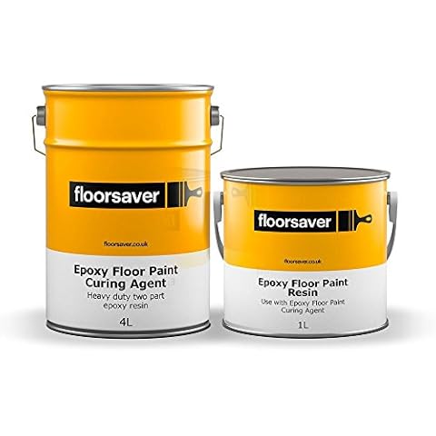 Epoxy Floor Paint by floorsaver | Mid Grey | 5 litres Cover