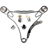 ECCPP TK3034S2 Timing Chain Kit Tensioner Guide Rail Crank Sprocket Cam Sprockets fits for 2004-2009 2007 2008 Nissan Quest 3.5L VQ35DE