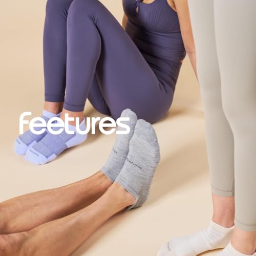 Image of Feetures High Performance Max Cushion Ankle Sock - Tab Socks for Women & Men with Heel Tab