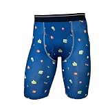 UNDERWEAR EXCHANGE 紳士 アウトゴム 前開きロングボクサーブリーフ 吸汗速乾 ベアメッシュ
