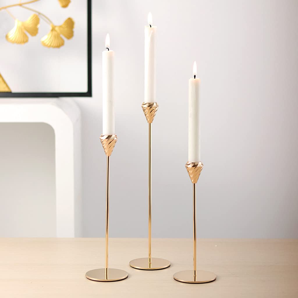 Goldene Kerzenständer Aus Metall – Set Mit 4 Stück, 8,5 Cm Hoch, Perfekt Für Tischdeko