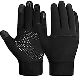 YukiniYa Kids Gloves Winter Waterproof Coating Warm Thick Fleece Touchscreen Anti-Slip for Boys Girls 3-15 Years Cycling School
