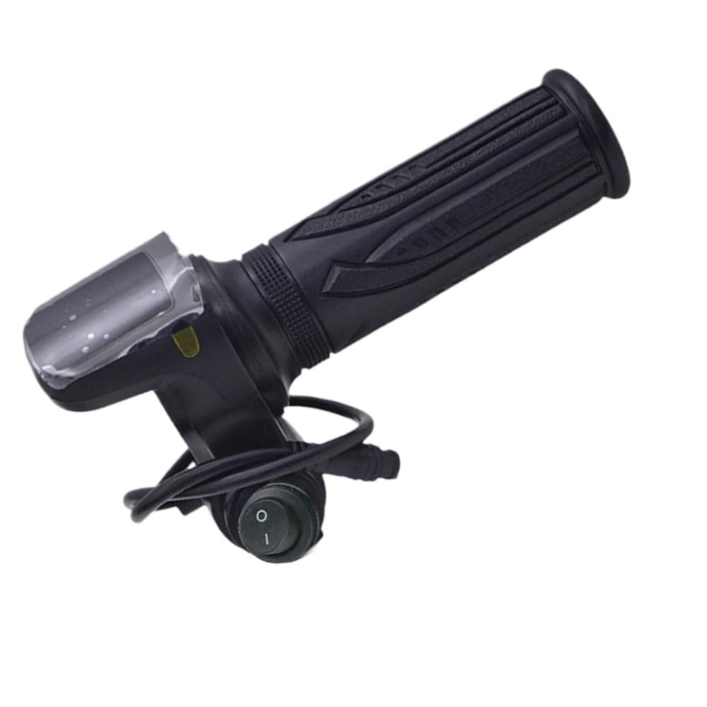 1 pièces 4 poignées d'accélérateur de vélo poignées d'accélérateur de Scooter électrique Appuyez sur Le Bouton de démarrage 48V 6pin Guidon avec Accessoires d'affichage
