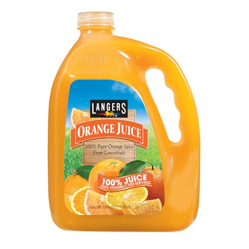 Langers 100% Orange Juice, 128 Fl Oz (Pack of 1)