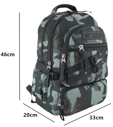 Mochila Tática Militar Reforçada Resistente a Água Escolar Estudante Passeio Viagem Masculina Femini