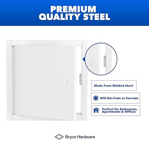 Premium Heavy-Duty 24x24 Steel Access Panel – 1.5mm Thickened Welded Metal Ceiling & Drywall Access Door, Powder-Coated, Screwdriver Latch for Plumbing, Electrical & Attic Access (24" x 24") by Bryce Hardware - Image 7