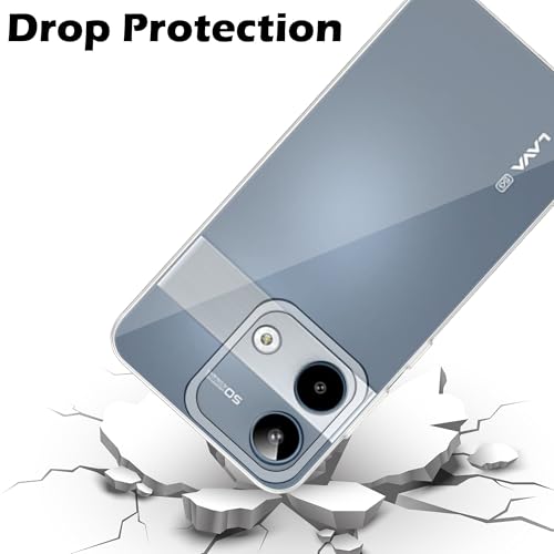 Image of Amazon Brand - Solimo for Lava Storm Play 5G Premium Transparent Soft Silicon Crystal Clear Back Cover [Transparent]