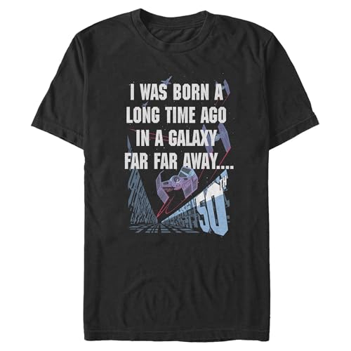 Star Wars Born Long Ago T-Shirt Homme Idéal pour Week-End et Soirées Geek