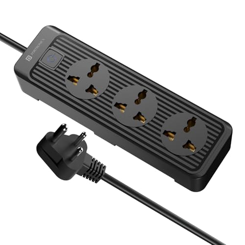 Portronics Power Plate 21 Extension Board with 3 Universal Socket...