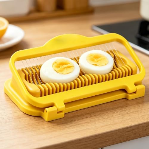 Cortador de huevos para picar ingredientes sin ensuciar la mesa 4