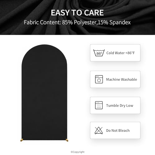 Funda de soporte para arco redondo de 7.2 ft crema miniatura 7