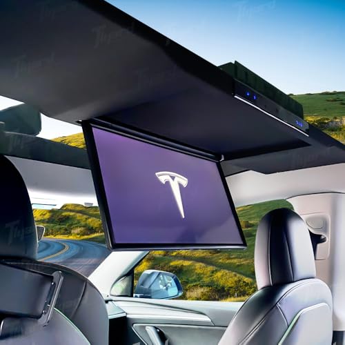 Tesla Accessories 17.3 Inches Car Roof-Mounted TV with Wi-Fi for Model Y