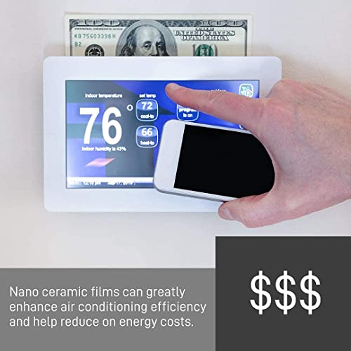 Diy-Snapguard Solutions Nano Ceramic Window Tint (25% Vlt) 2.5' Ft X 6.5' Ft Roll | Ultra High Heat Control Film For Home, Blocks 99% Of Uv Rays #TOP3