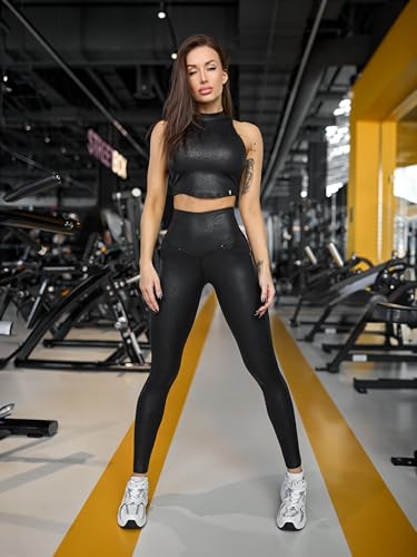 Bona Fide High Waisted Tummy Control Leggings for Women - Body Shaping Workout Leggings High Waist - Gym Legging, Yoga Pants3
