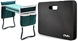 Garden Kneeler and Seat with Thicken & Widen Soft Kneeling Pad, Ohuhu Upgraded Heavy Duty Garden...