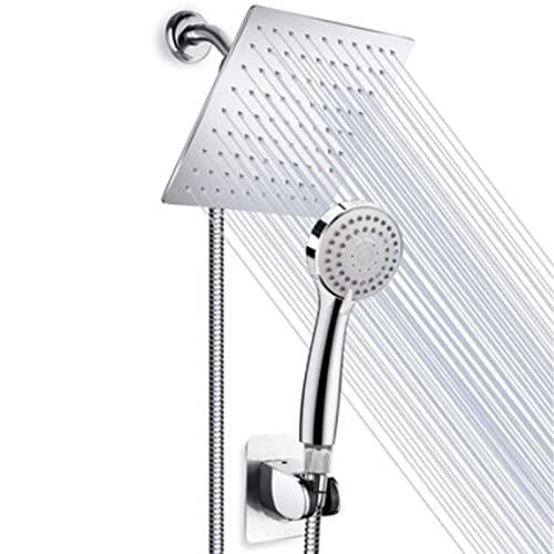 Pommeau de douche effet de pluie de 8 pouces pour une salle de bain style spa zen