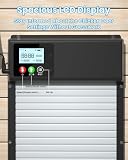 Verbesserte 3in1 Automatische Hühnerklappe Solar, WLAN-Fernbedienung, automatischer Hühnerklappe Hühnertür mit LCD-Display & Timer & Lichtsensor, elektrische Auto-Hühnertür, Aluminium Anti-Pinch