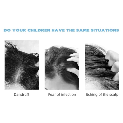 Image of Natural Anti Lice & Nits Remover Shampoo with Rosemary, Tea Tree & Neem Oil | Gentle Lice Treatment for Kids & Adults | Removes Lice & Nits, Cleanses & Protects Hair | Free Lice Comb | SLS & Parabeen Free | (Pack of 2)(200 ml Each)