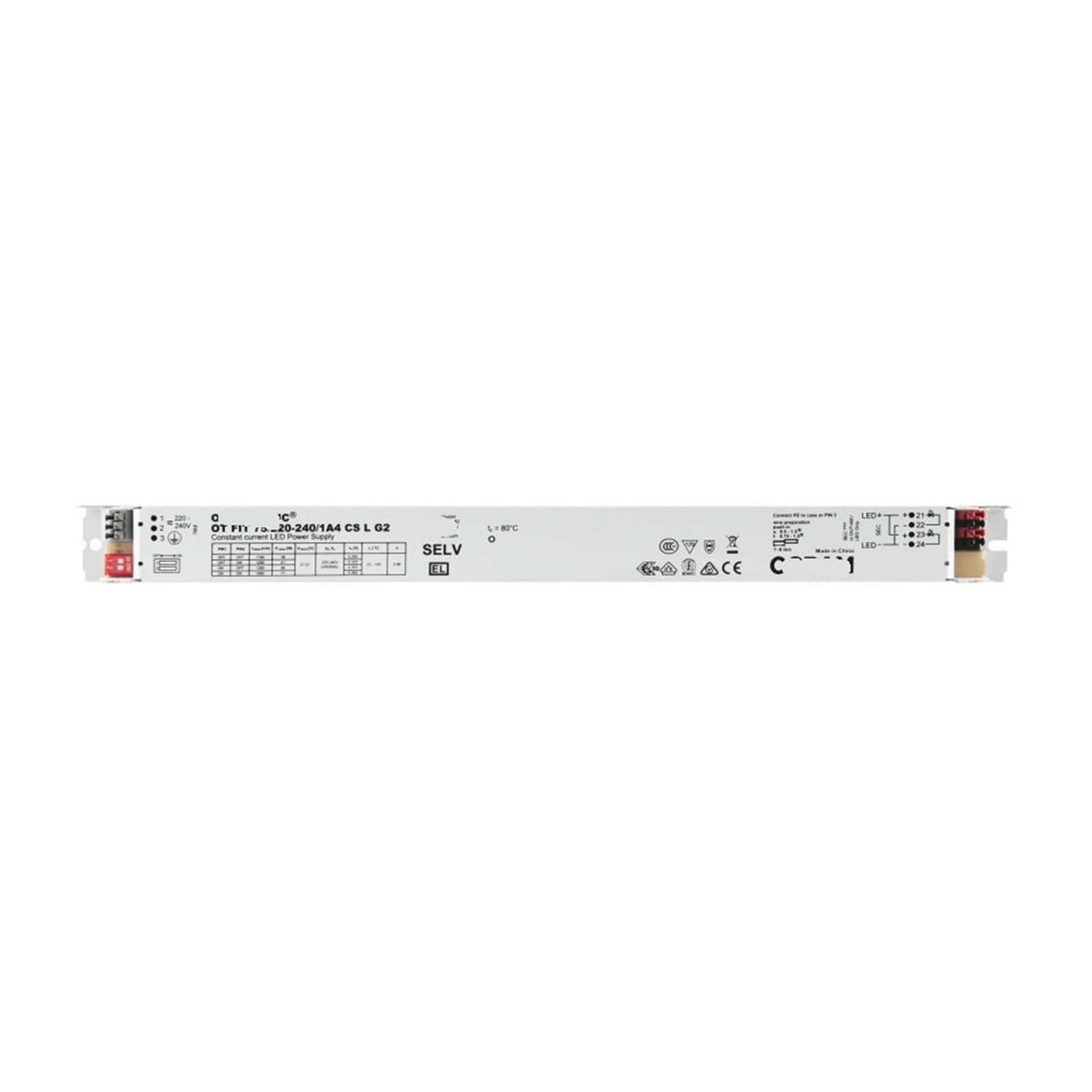 PWANUIGTE OT FIT 35W55W75WLED lamp Constant Current Driver Long Isolated Power Supply tri-Proof(OT FIT 75/220-240/1400 CS L AP G2)