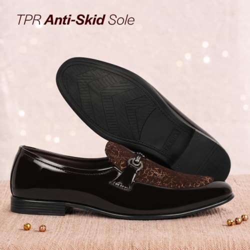 Image of FAUSTO Men Leather Pull-On Shoes