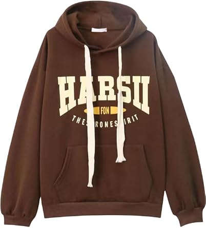 Womens Fuzzy Sherpa Fleece Hoody Brown Jacket Hooded neck Spring Fall Winter Warm Young Gift