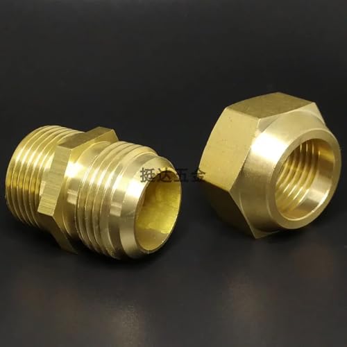 Conector de latón abocardado de 1/8 para solucionar fugas de agua 6