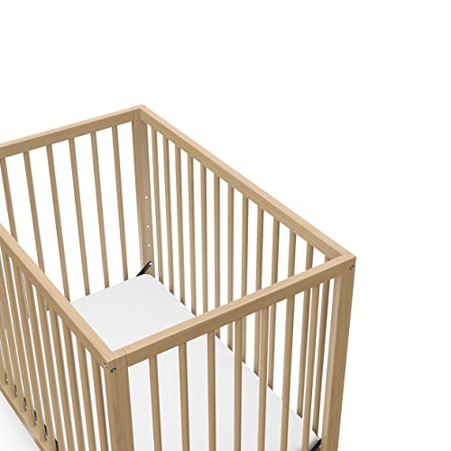 Graco Teddi 4-in-1 Convertible Mini Crib with Bonus Mattress, Driftwood - image 5