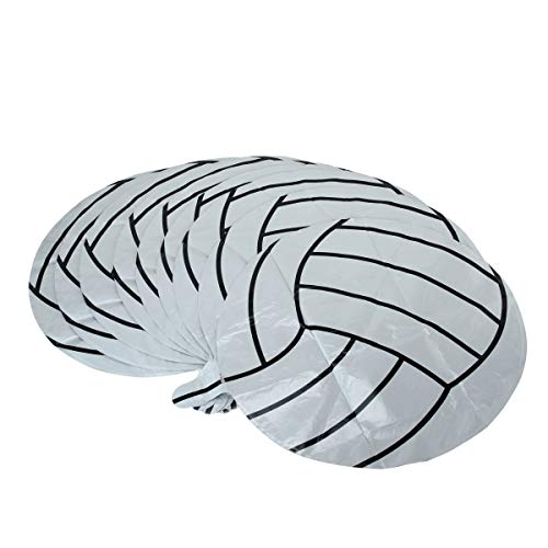 Binaryabc Volleyball Balloons,Volleyball Mylar Foil Balloons,Sports Theme Party Supplies,10Pcs(18 Inch) #TOP2