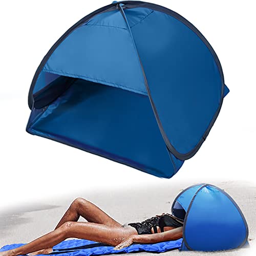 Mini Kopfzelt,Kopfstütze Zelt,Automatisches Sofortzelt, Strand Sonnenbaden Winddicht Sand Proof Sonnenschutz Tragbare Kopfstütze Zelt mit Aufbewahrungstasche zum Wandern