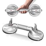 DAILYLIFE Suction Cup Grab Bar Bathroom, Tool Free Shower Handle, Portable Grab Handle for Bathtub,