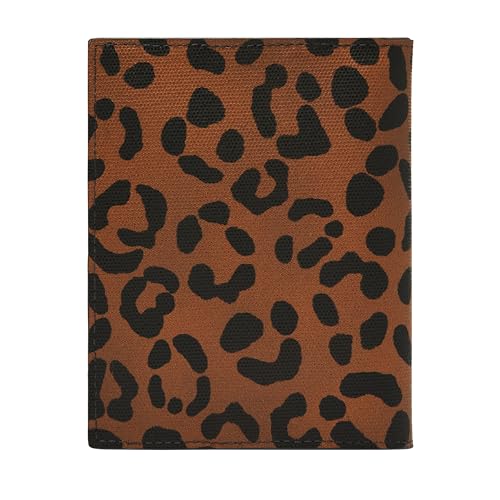 Fossil Passport Case Wallet, Leopard3