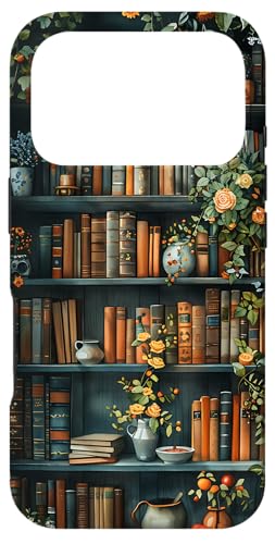 Hülle für iPhone 17 Pro Bücher und Kaffee Vintage Library