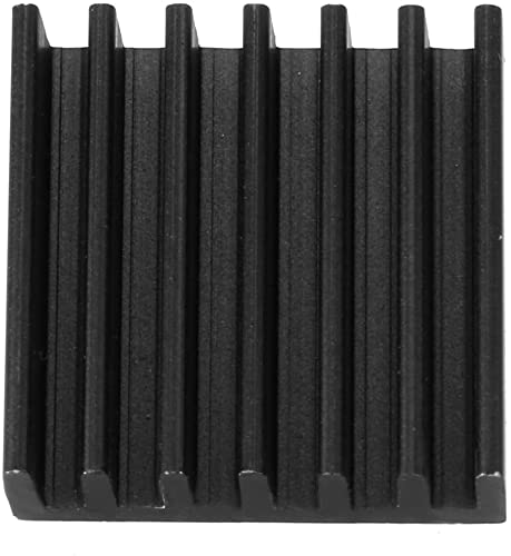 XYWHPGV Aletta di raffreddamento del circuito di raffreddamento del dissipatore di calore in alluminio 25mmx25mmx10mm 5 pezzi per dispositivo a circuito integrato a semiconduttore a led(7b941 b6a29 08