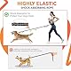 Looxmeer Joggingleine Hunde mit Bauchgurt, Freihändig Hundeleine für Große und Mittelgroße Hunde mit Dual Griffe, Reflektierende Laufleine Bauchgurt Hundeleine zum JoggenLaufen, 1.6-2.2M, Schwarz